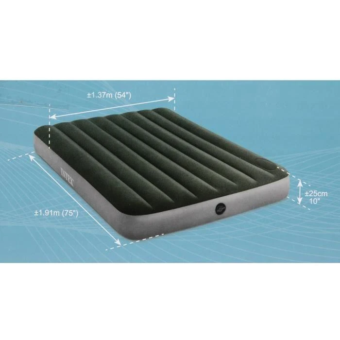 Pripučiamas čiužinys INTEX Downy 191x137x25cm