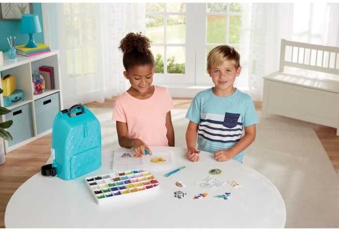 Aquabeads papuošalų gamybos rinkinys 1000 karoliukų kuprinėje