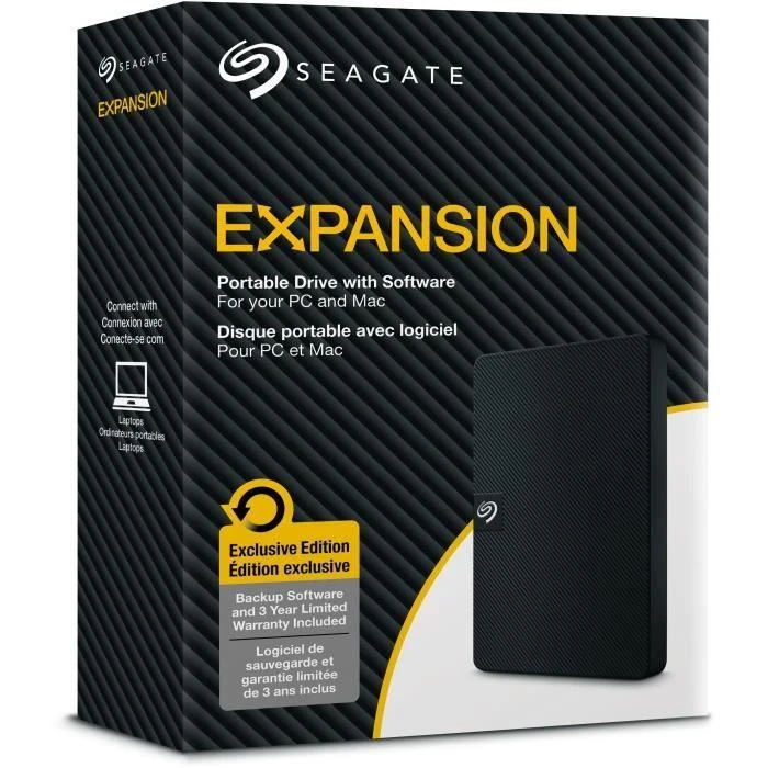 SEAGATE Išorinis kietasis diskas HDD Expansion Portable (2.5'/1TB/ USB 3.0/ RMN SRD0NF1)