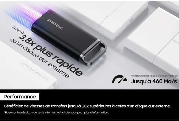 Nešiojamas kietasis diskas Samsung MU-PH2T0S/EU Portable SSD 2TB/T5 EVO USB 3.2 Gen 1