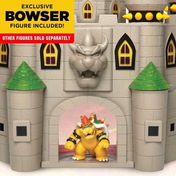 Nintendosuper Mariojakks Nintendo – 2,5 colio – Bowser pilies žaidimų rinkinys (400204-IS9)