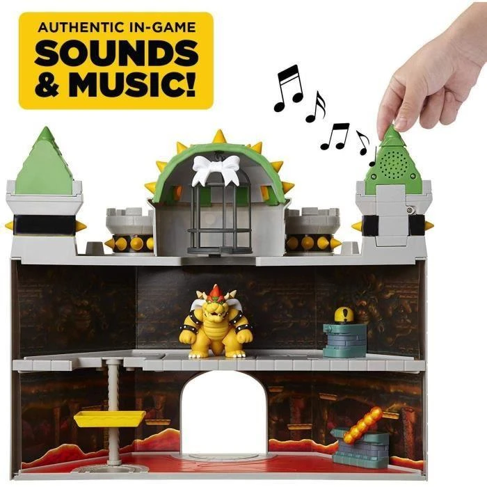 Nintendosuper Mariojakks Nintendo – 2,5 colio – Bowser pilies žaidimų rinkinys (400204-IS9)