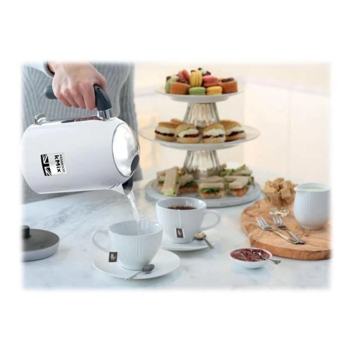 Kenwood Virdulys ZJX650WH Standartinis, Metalinis, Baltas, 2200 W, 360° sukamasis pagrindas, 1 L
