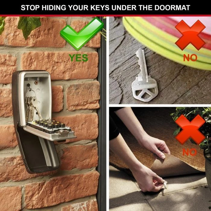 Master Lock Raktų dėžutė su kodine mygtukine 12 skaitmenų spyna 5423EURD