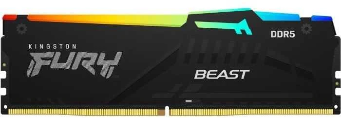 RAM KINGSTON 32GB 5600MHz DDR5 CL40 DIMM 2 vnt. rinkinys FURY Beast Juodas