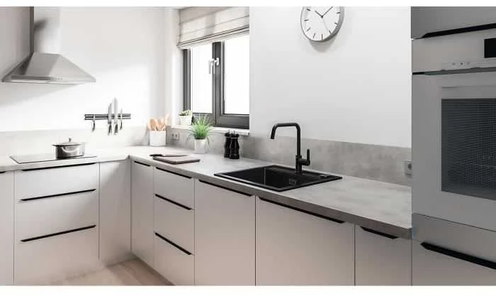 Grohe virtuves izlietnes maisītājs Start, ar augsto izteci, matēts juodas
