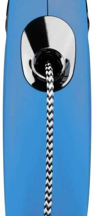 Flexi New Classic XS pavadėlis šunims iki 8kg virvinis 3m mėlynos spalvos