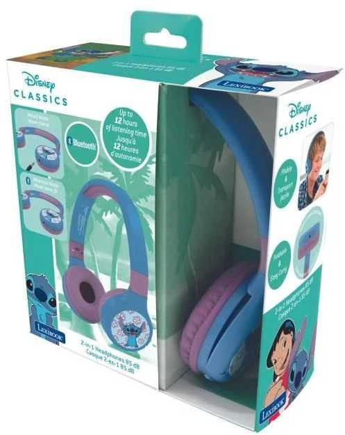 Stitch belaidės ausinės pakuotėje