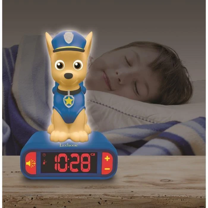 Skaitmeninis žadintuvas su Chase 3D naktiniu apšvietimu Lexibook