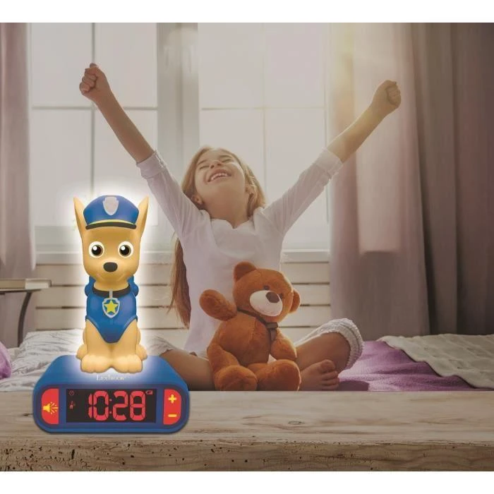 Skaitmeninis žadintuvas su Chase 3D naktiniu apšvietimu Lexibook