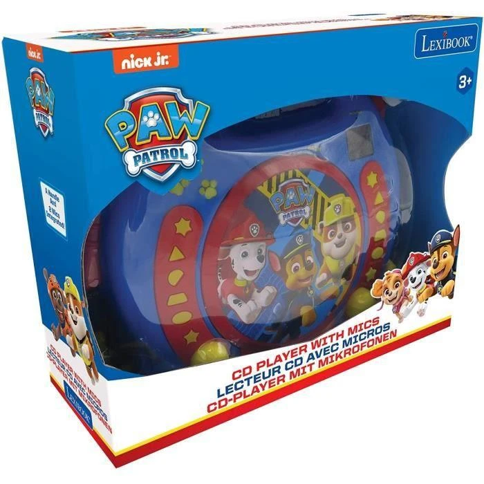 Lexibookpaw Patrol Lexibook - Paw Patrol - Nešiojamas CD grotuvas (RCDK100PA)