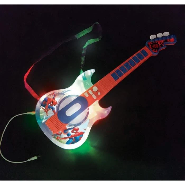 Elektroninė gitara su mikrofonu Spiderman Lexibook