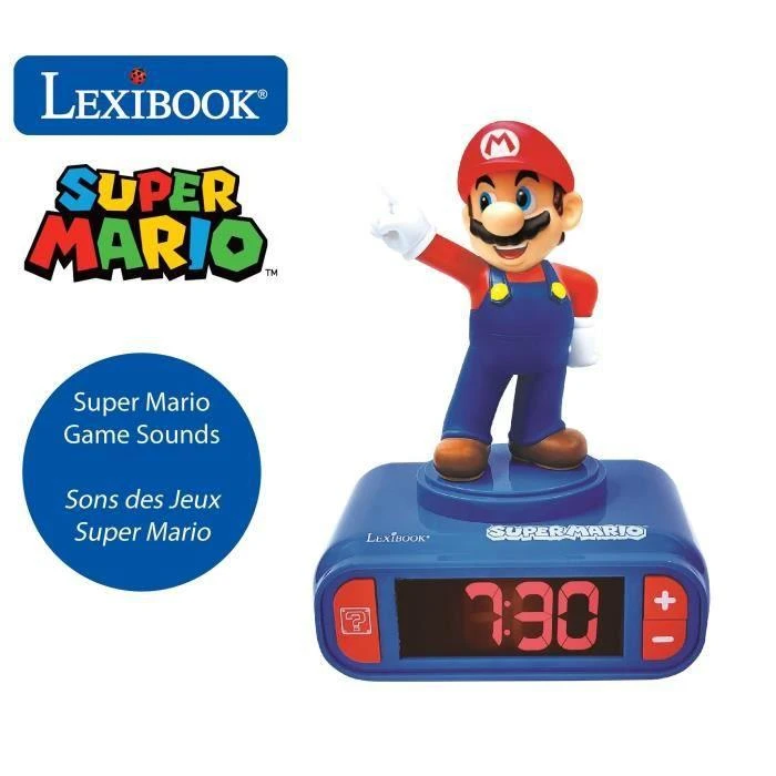 Lexibooksuper Mario Lexibook - Super Mario - Žadintuvas 3D (RL800NI)