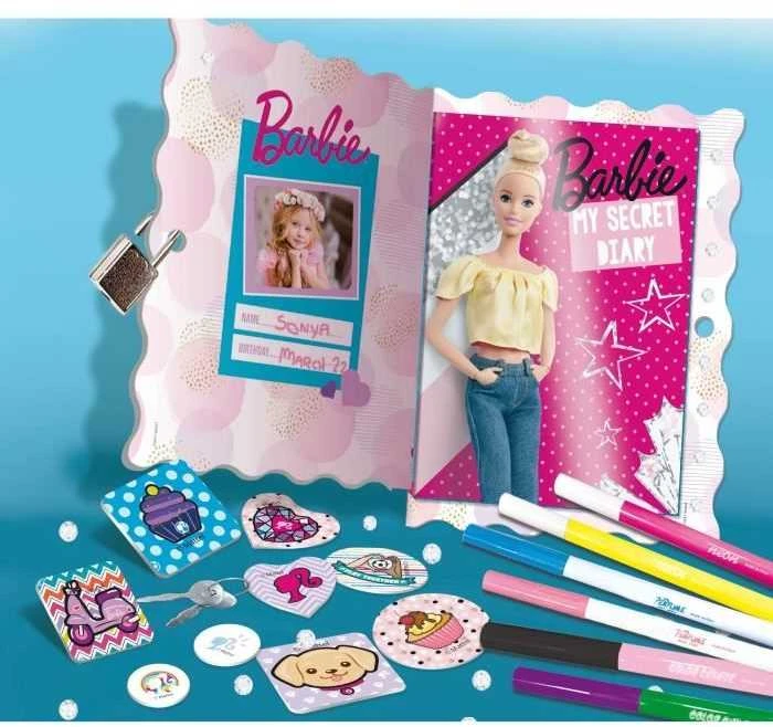 Lisciani Dienoraštis Barbie su užraktu ir dekoravimo priemonėmis