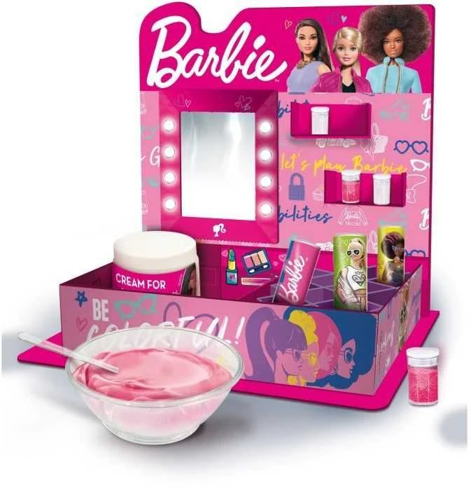 Lisciani Vaikiška lūpų dažų rinkinys Barbie keičiančiais spalvą