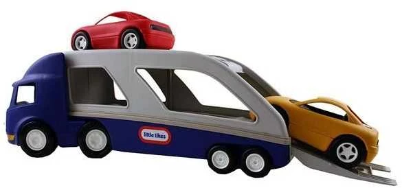 Little Tikes Didelis automobilinis sunkvežimis su priekaba + du automobiliai