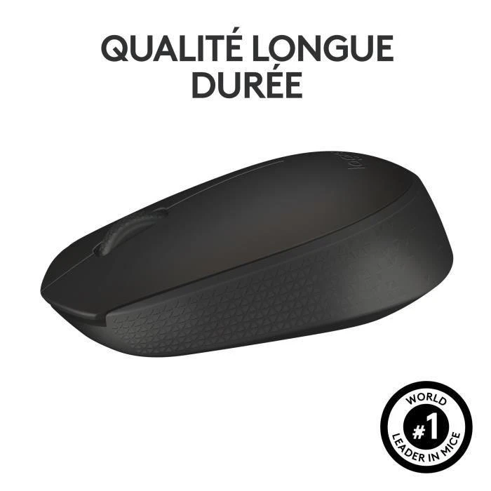 Belaidė pelė Logitech M171, Juoda