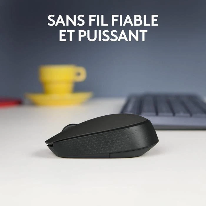 Belaidė pelė Logitech M171, Juoda