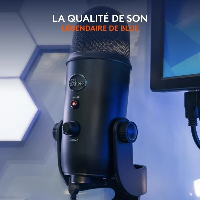 Blue Yeti Blackout Mikrofonas