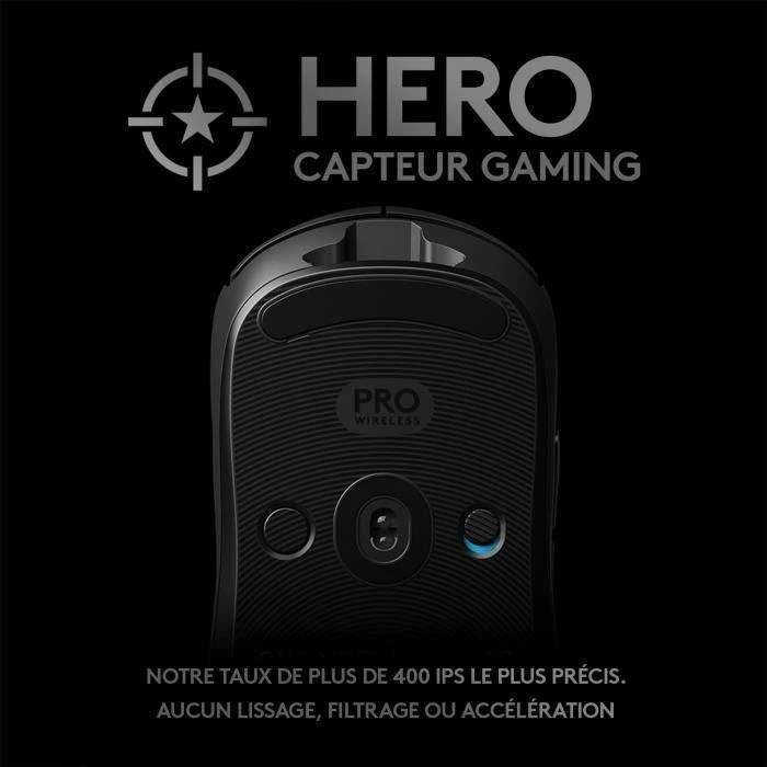 Belaidė žaidimų pelė Logitech G Pro, juodos spalvos (‎910-005272)