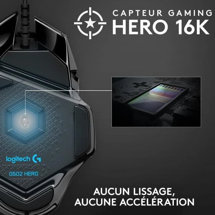 Žaidimų pelė Logitech G502 Hero