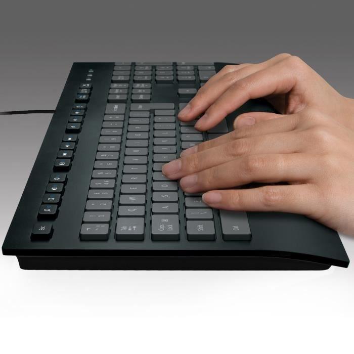 Laidinė klaviatūra Logitech K280E, Išdėstymas: Prancūzų
