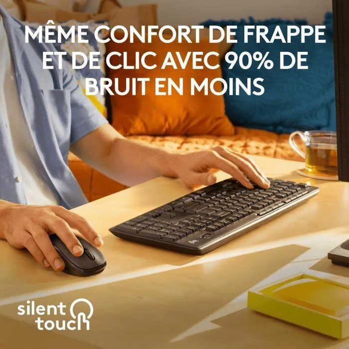 Klaviatūra ir pelė Kit Logitech MK295 Silent Belaidis rinkinys