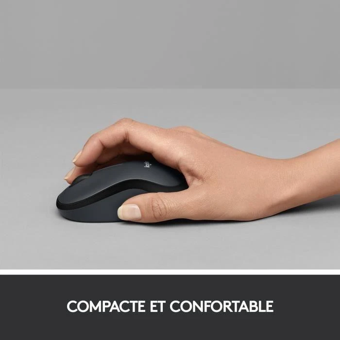 Belaidė pelė LOGITECH M220 Silent Juodai pilka