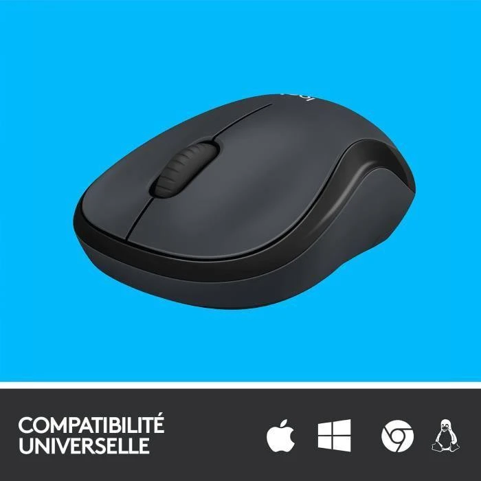 Belaidė pelė LOGITECH M220 Silent Juodai pilka