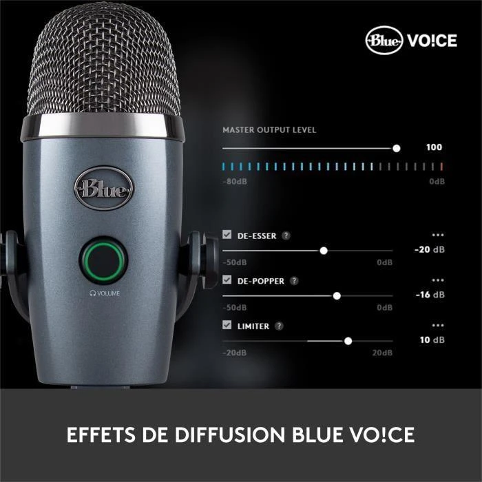 Blue Mikrofonas Yeti NanoShadGrey