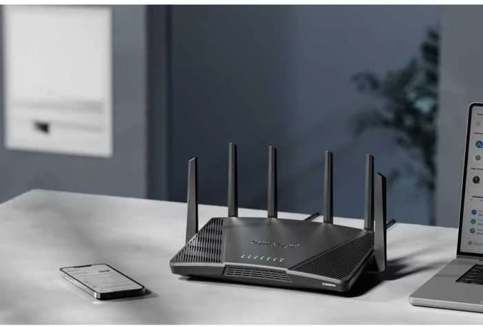 Synology RT6600ax Ultra-fast and Secure Belaidis maršrutizatorius for Homes | Synology | Ultra-fast and Secure Belaidis maršrutizatorius for Homes | RT6600ax | 802.11ax | 4800 Mbit/s | Ethernet LAN (RJ-45) jungtys 5 | Mesh Support No | MU-MiMO Yes | No mobile broadband | Antenna type External antena x 6 | 24 mėn.