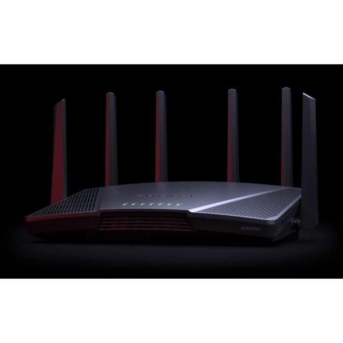 Synology RT6600ax Ultra-fast and Secure Belaidis maršrutizatorius for Homes | Synology | Ultra-fast and Secure Belaidis maršrutizatorius for Homes | RT6600ax | 802.11ax | 4800 Mbit/s | Ethernet LAN (RJ-45) jungtys 5 | Mesh Support No | MU-MiMO Yes | No mobile broadband | Antenna type External antena x 6 | 24 mėn.