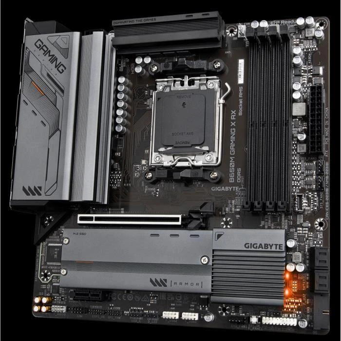 Pagrindinė plokštė GIGABYTE B650M GAMING X AX AM5 4xDDR5 4xSATA 2xM.2 1xHDMI 2xDP