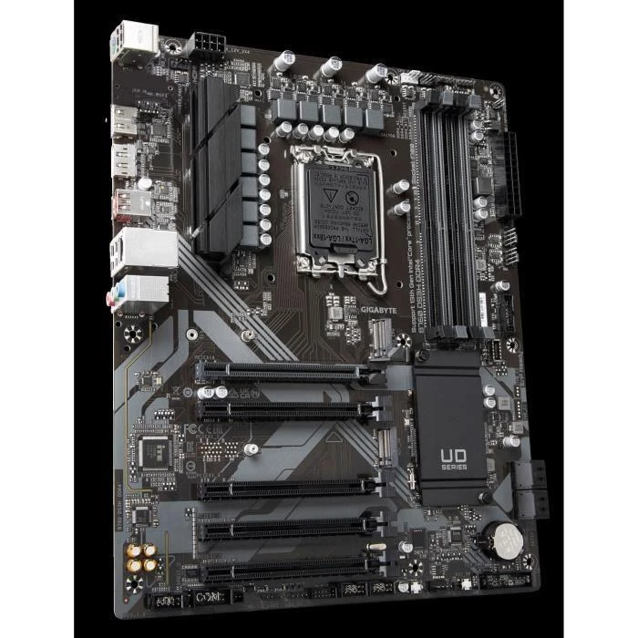 Pagrindinė plokštė Gigabyte Gigabaitas | B760 DS3H DDR4 1,0 M/B | Procesorių šeima Intel | Procesoriaus lizdas LGA1700 | DDR4 DIMM | Atminties lizdai 4 | Palaikomos standžiojo disko sąsajos SATA, M.2 | SATA jungčių skaičius 4 | Mikroschemų rinkinys Intel B760 Express | ATX