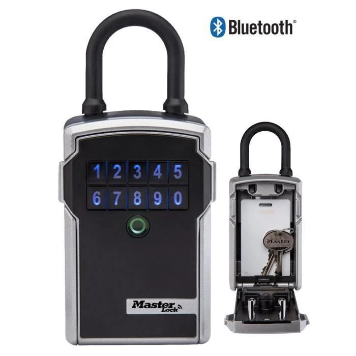 Master Lock Pagrindinis užrakto raktas, saugus „Bluetooth“ su pakabu 5440EURD