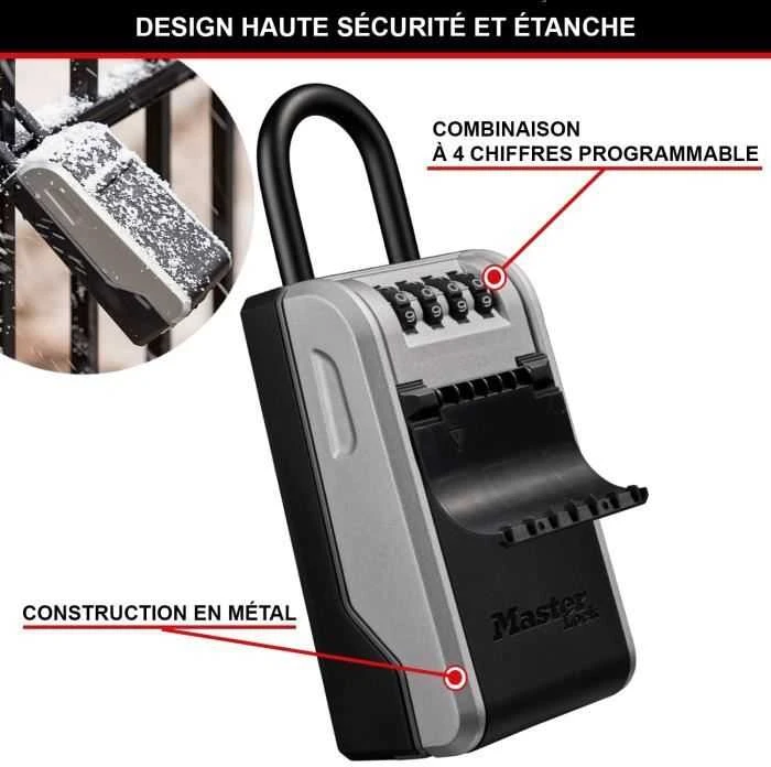 Master Lock Pagrindinė užrakto raktų dėžutė su nuimamu laikikliu 5482EURD