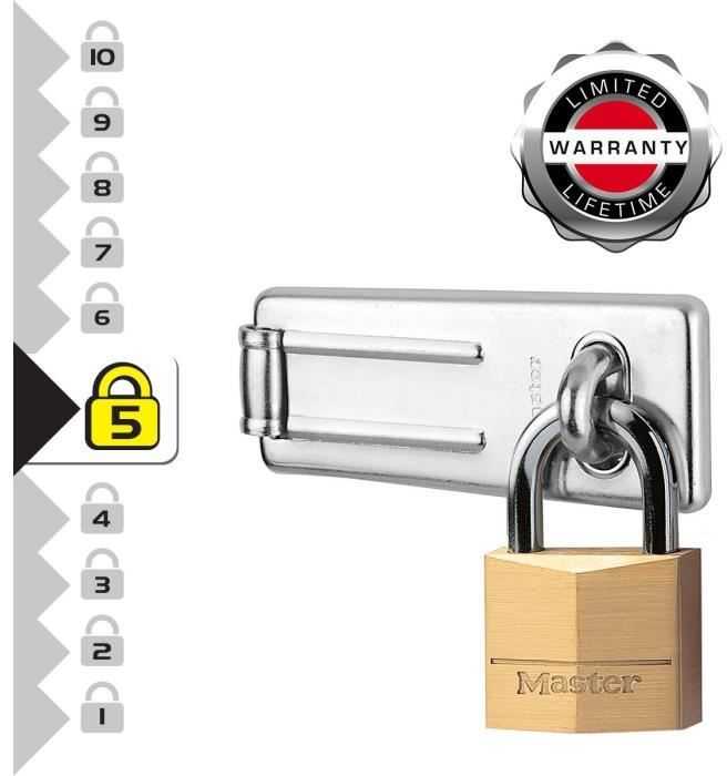 Master Lock MASTERLOCK Pack moraillon + chains