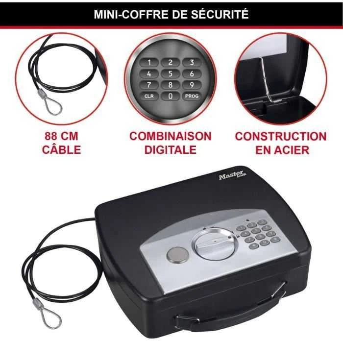 Master Lock Maža dėžutė su elektronine kodine spyna, P008EML
