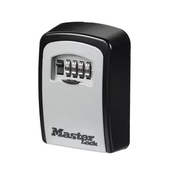 Master Lock Skaitmeninis sieninis seifas raktams su kodiniu užraktu, pakabinamas