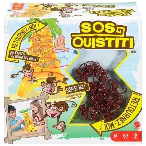 Mattel stalo žaidimas Beždžionėlės akrobatės Tumblin' Monkeys 52563