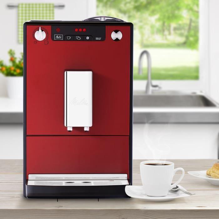 Kavos aparatas Melitta E950-104 Solo raudona espresso