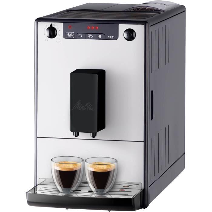 Kavos aparatas Melitta Solo Pure E950-666 Juodas and sidabrinis espreso aparatas