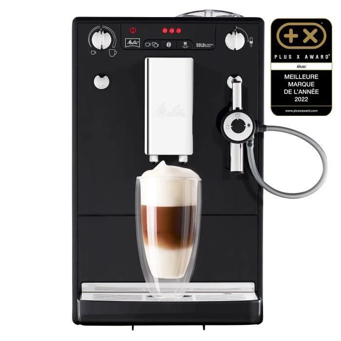Kavos aparatas Melitta E957-101 Slėgis 15 bar, Su pieno plakikliu, Automatinis, 1400 W, Juodas