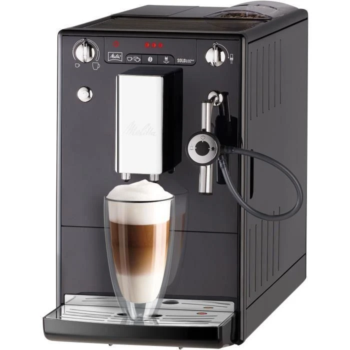 Kavos aparatas Melitta E957-101 Slėgis 15 bar, Su pieno plakikliu, Automatinis, 1400 W, Juodas