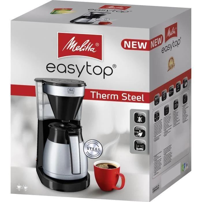 Melitta Easy Top Therm kavos aparatas su termo ąsočiu