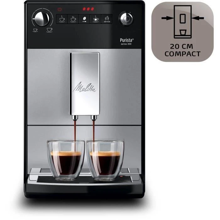Kavos aparatas Melitta F230-101, Sidabro spalvos