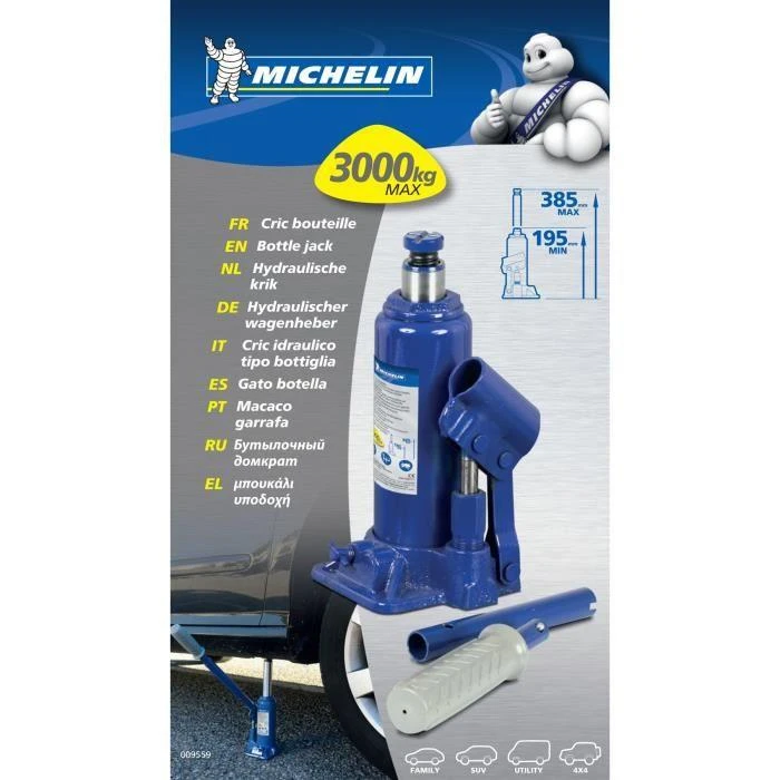 MICHELIN butelių lizdas 3T