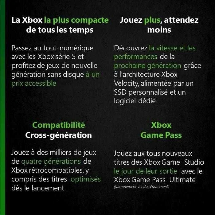 Žaidimų konsolė Microsoft Xbox S, 512GB