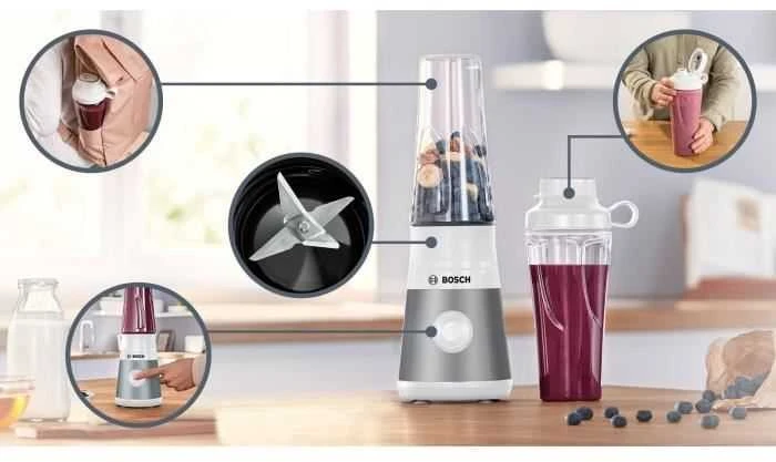 Bosch MMB2111T Series 2, Trintuvas, VitaPower Serie | 2, 450 W, Sidabrinė