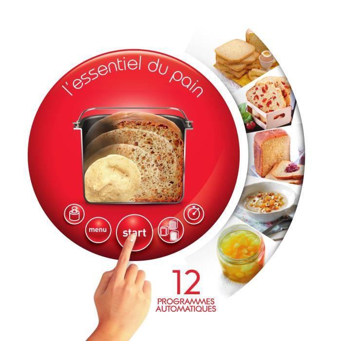 Duonkepė Moulinex duonos kepimo aparatas 720 W, 31 x 29 x 29 cm, 15 programų, OW210130